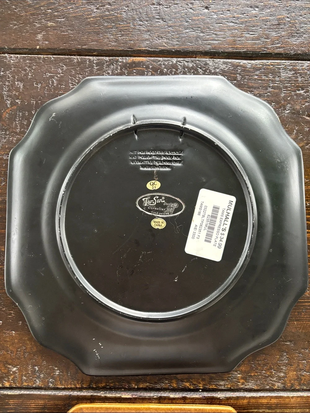 Vintage Marco Fabiano Italian Cafe Ceramic Wall Plates - set of 2
